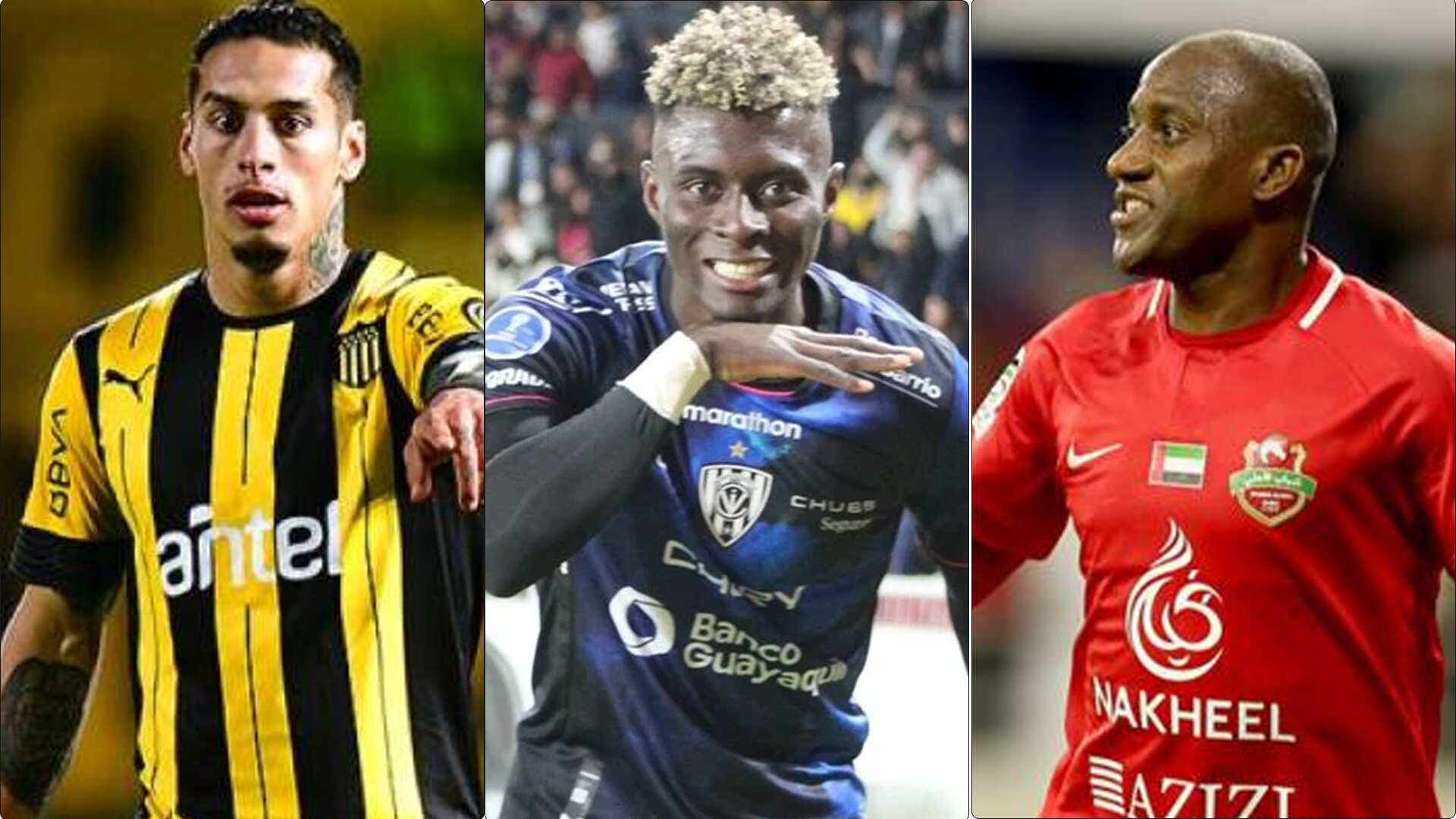 Jhoanner Chávez, Jaime Ayoví y Jesús Trindade