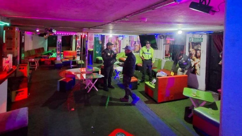 Balacera en centro nocturno