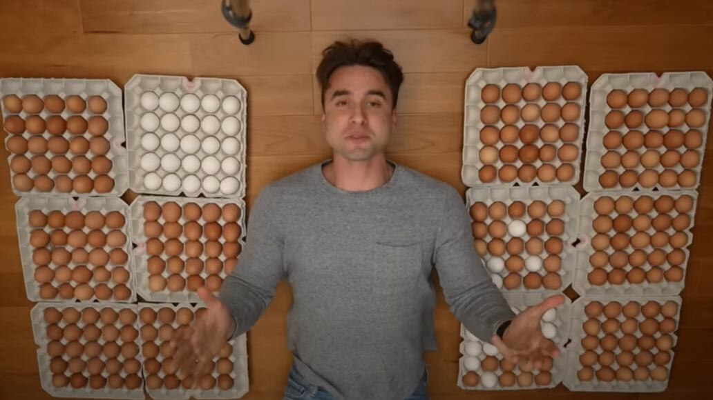 Hombre se comió 1.000 huevos en un mes y esto le pasó a su cuerpo