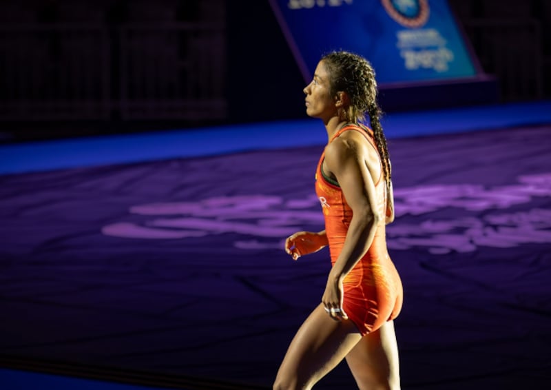 La ecuatoriana "La Tigra" sigue escribiendo historia en la lucha libre femenina con su segundo lugar en los 53 kg.