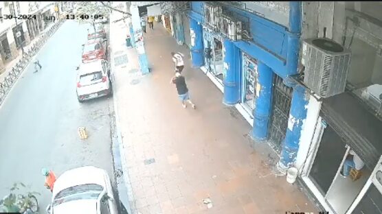 Un hombre se salvó de un sicariato en pleno centro de Guayaquil