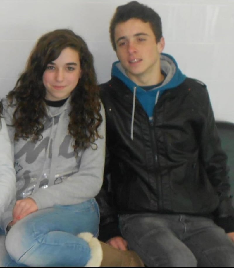 Diogo Jota y Rute Cardoso.