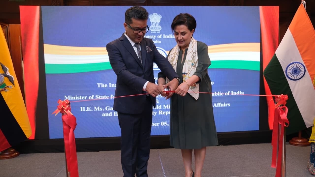Inauguración de la Embajada de India en Ecuador