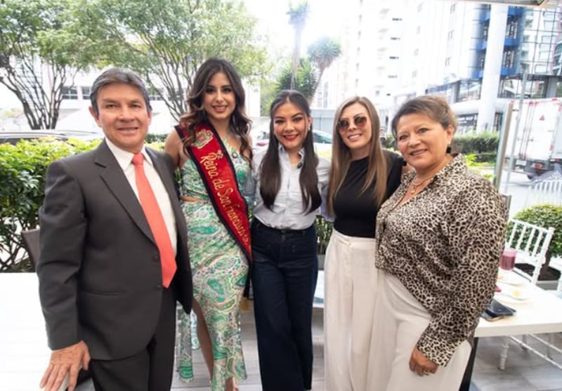 Maria Cristina Andrade, candidata a Reina de San Francisco de Quito