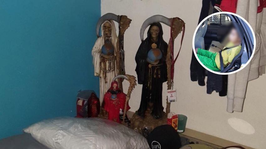 Detienen en Estados Unidos a niño sicario; tenía un altar de la Santa Muerta y armas en su habitación