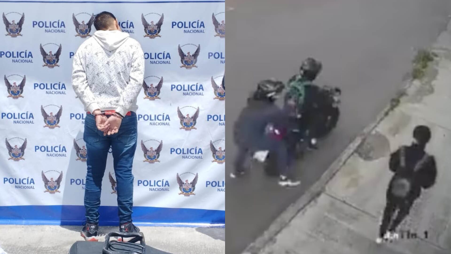 Así fue la aprehensión de uno de los presuntos delincuentes que disparó a joven en Ponceano.