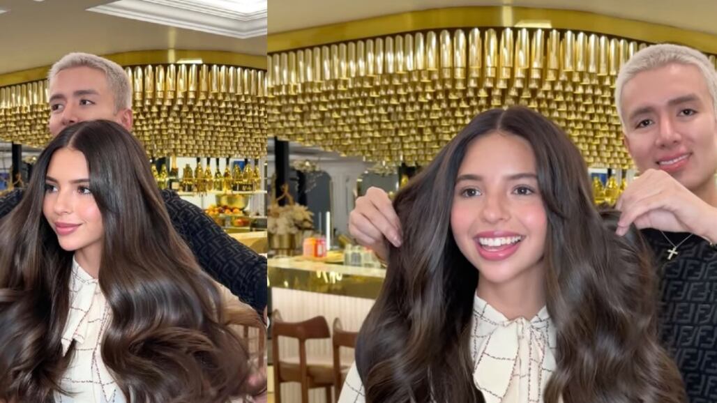 Angela Aguilar y Micky Hair