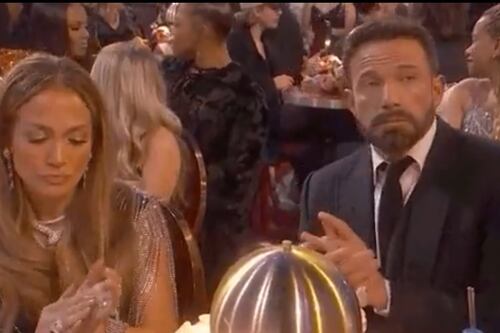 ¿Peleados? Así los rostros de JLo y Ben Affleck durante la gala del Grammy