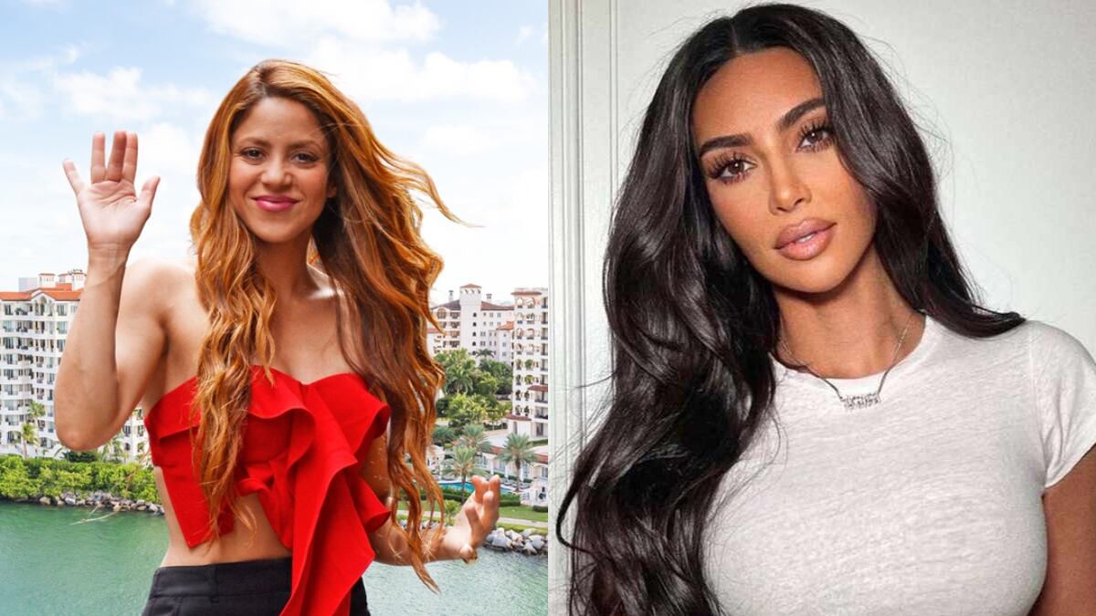 Shakira y Kim Kardashian
