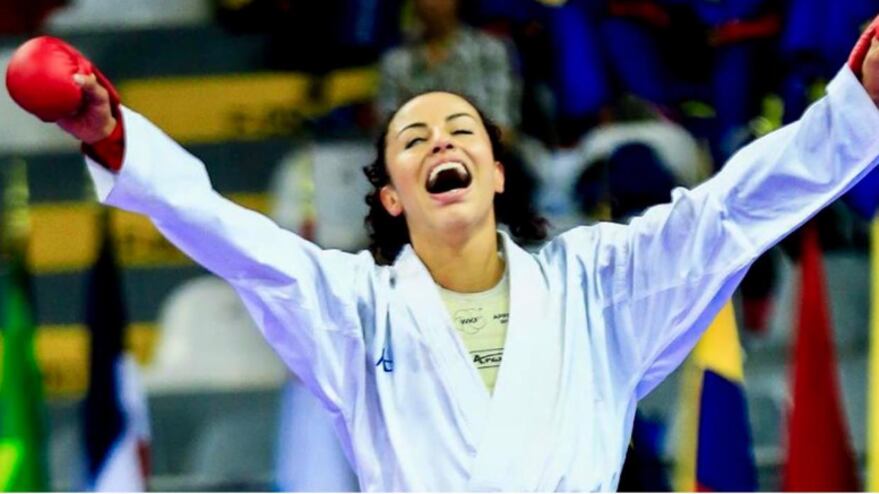 La ecuatoriana se prepara para el campeonato mundial.