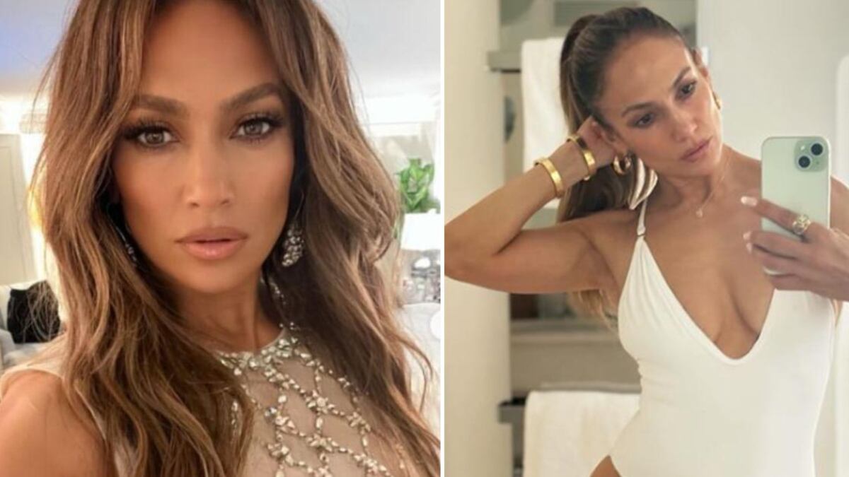 Jennifer López selfie