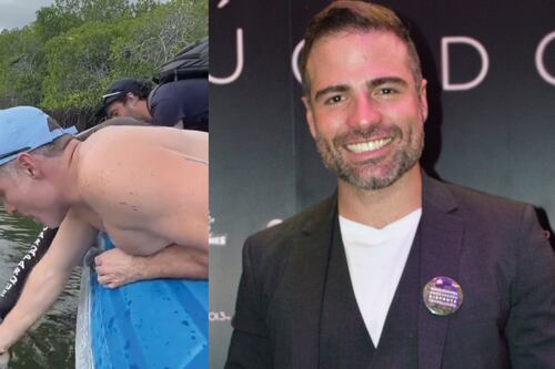 Roberto Manrique envuelto en la polémica por haber tocado a un tiburón en las islas Galápagos