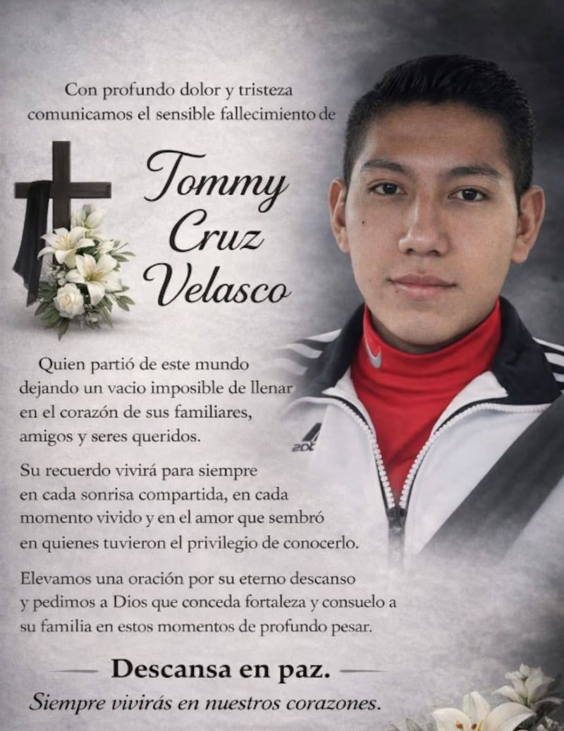 Tommy Cruz Velasco, de 31 años