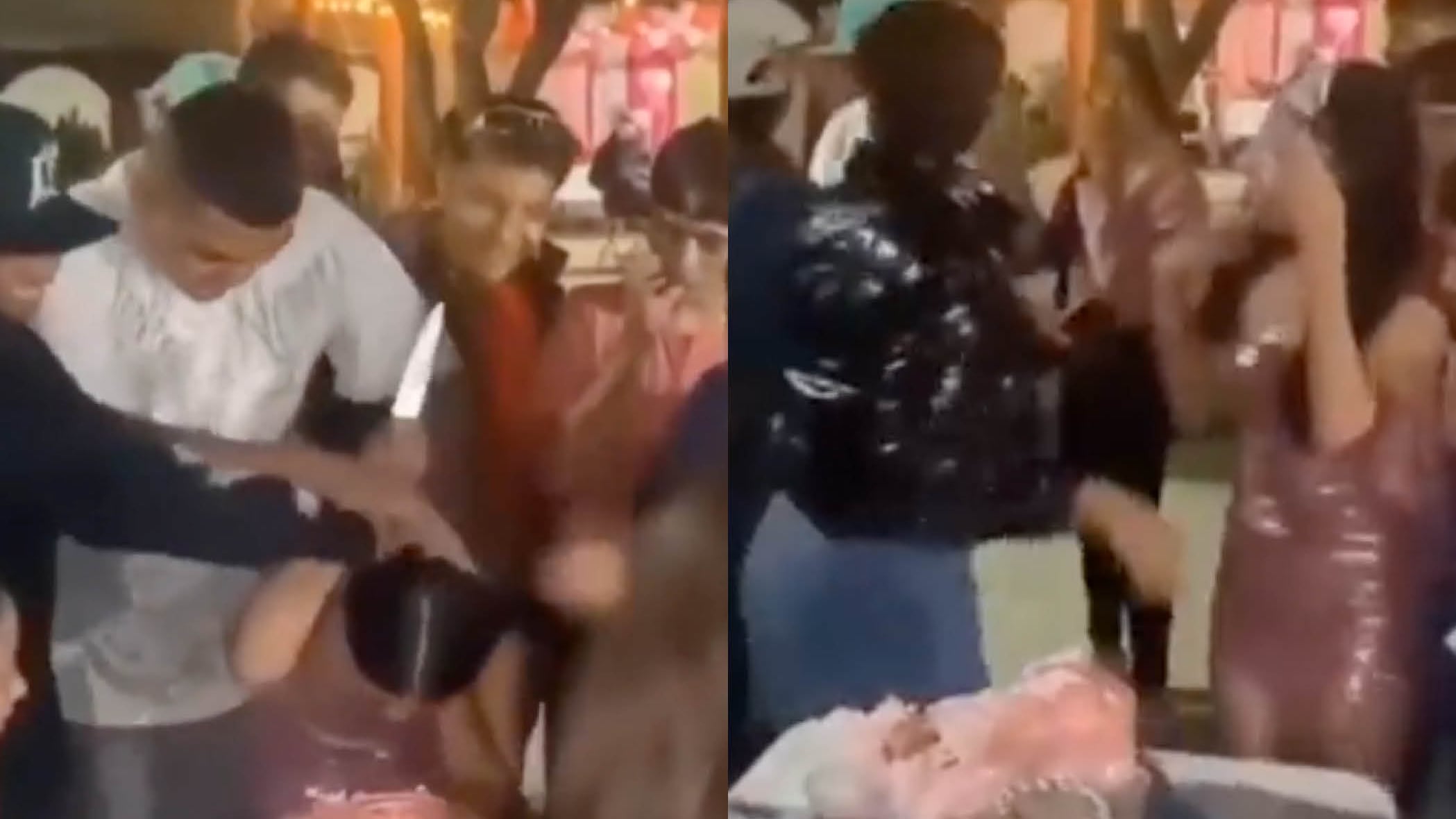 Cumpleañera picó el ojo de uno de los invitados con un cuchillo luego de que le empujara la cara contra el pastel