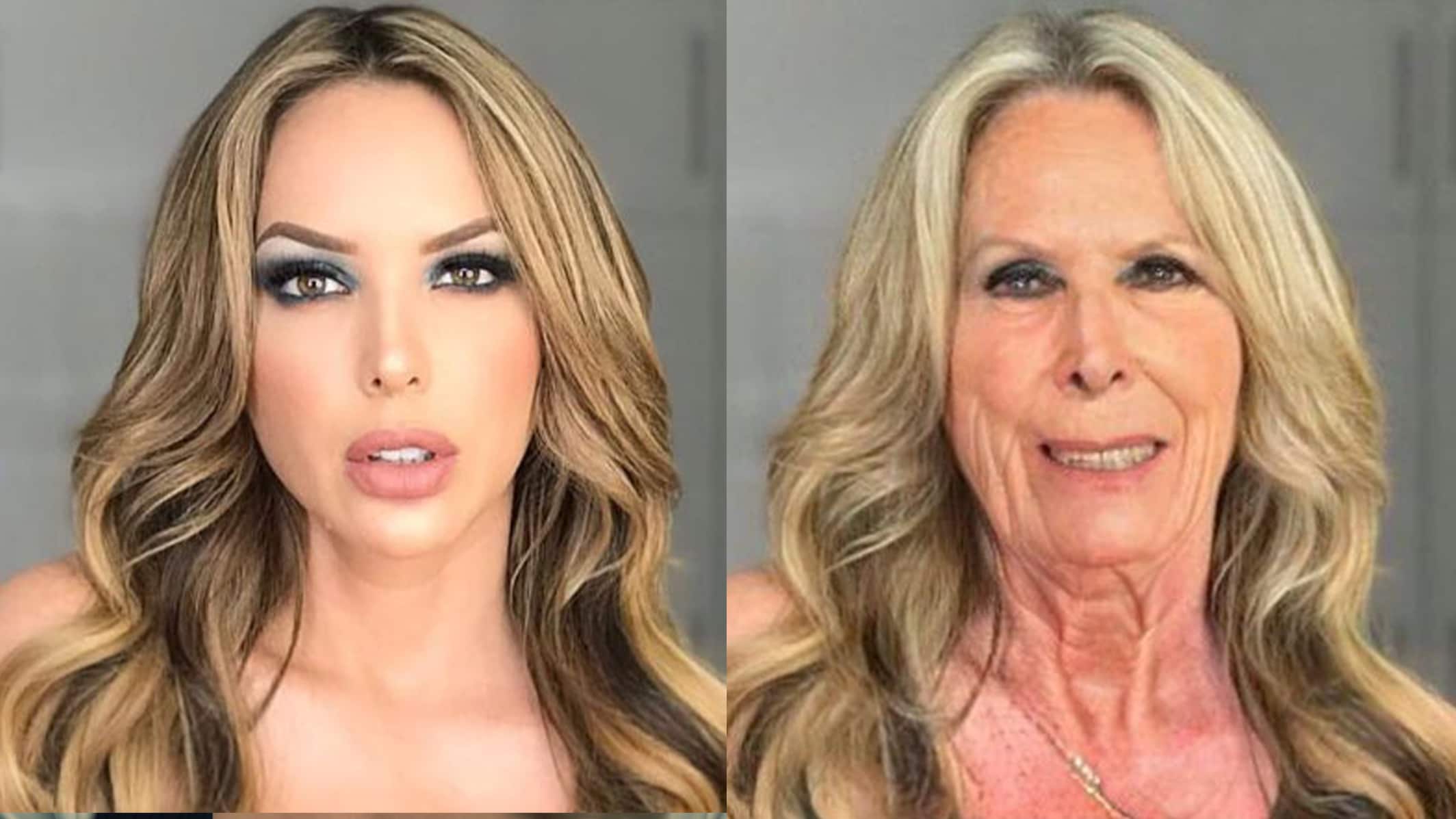 Erika Vélez con Face Apps