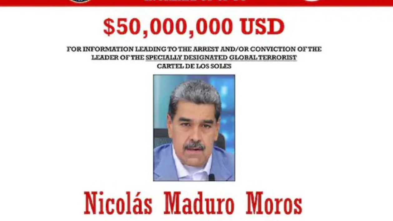 Estados Unidos eliminó la mención de Nicolás Maduro como líder del ‘Cartel de los Soles’ en nueva acusación