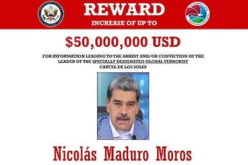 Estados Unidos eliminó la mención de Nicolás Maduro como líder del ‘Cartel de los Soles’ en nueva acusación