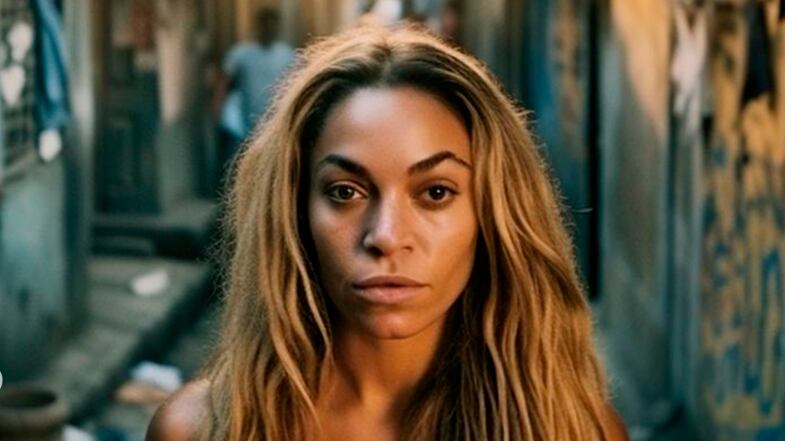 Beyonce si nunca hubiese sido famosa recreada por la IA