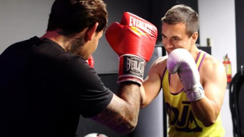 Chito Vera entrenó con Daniel Noboa