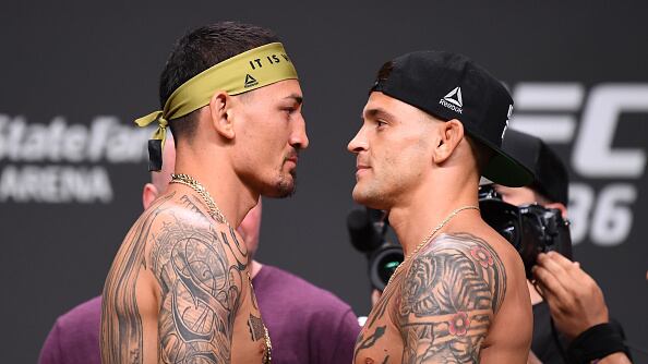 Dustin Poirier vs Max Holloway.