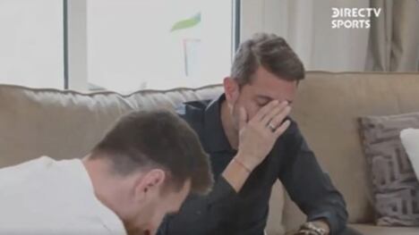 Pablo Giralt en entrevista con Lionel Messi