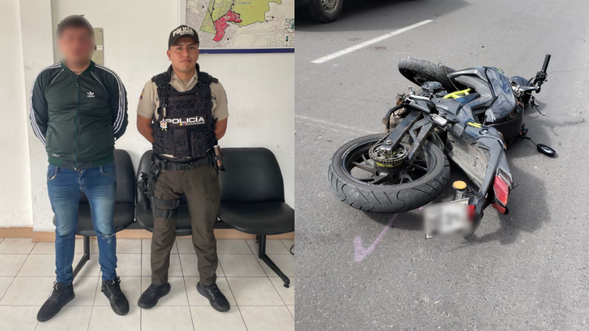 Ladrón se salva de ser linchado tras asaltar a una mujer en el norte de Quito