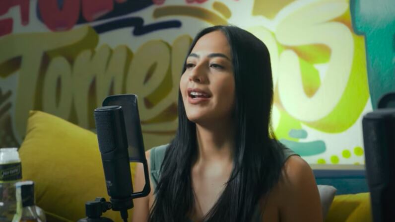 Tami Rivera en el podcast Entre Tragos