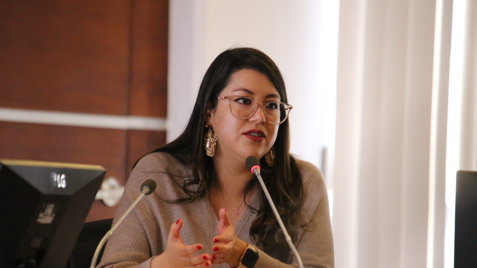 Andrea Arrobo, ministra de Energía