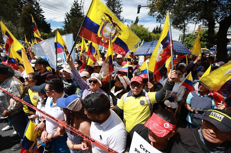 Ciudadanía levanta su voz durante la movilización Fuente: @ElTioRobolucion