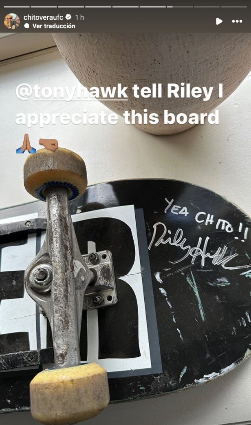 Regalo a Chito Vera