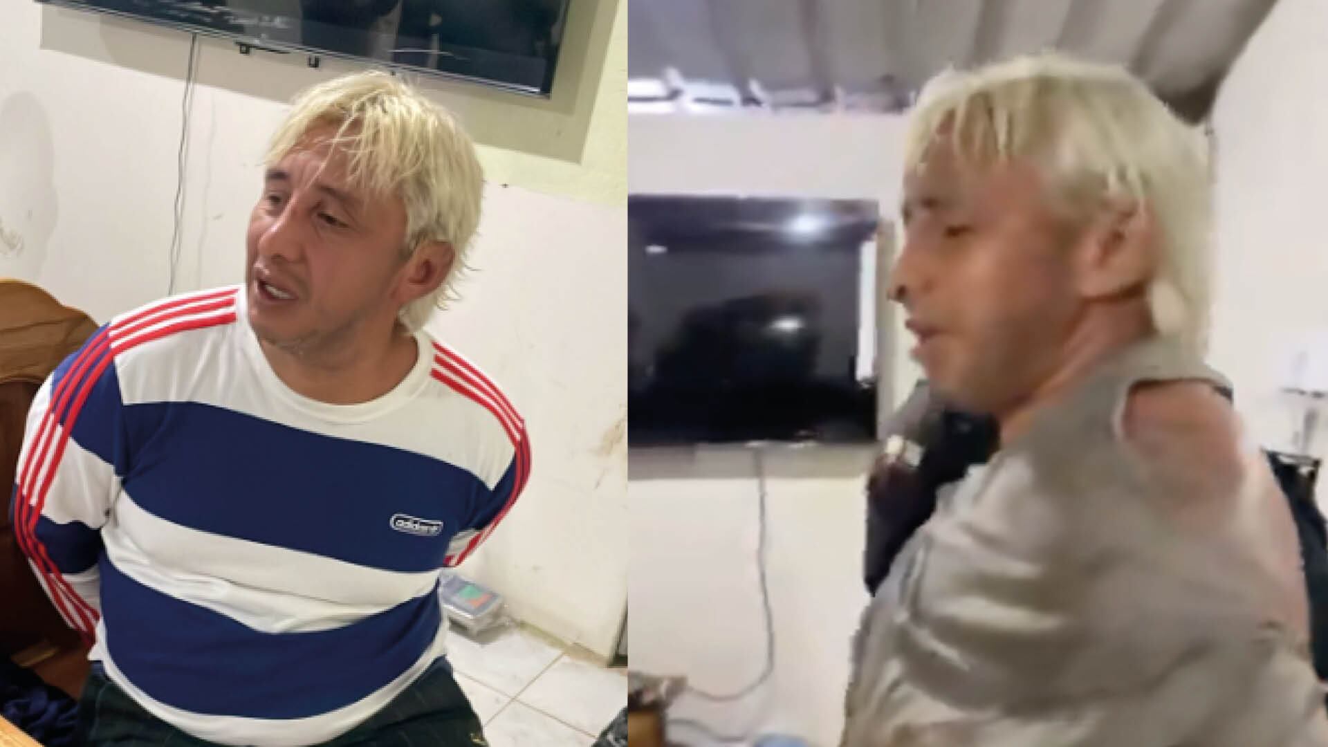 “Nuevo look” de Fabricio Colón Pico en su intento de evadir a la justicia