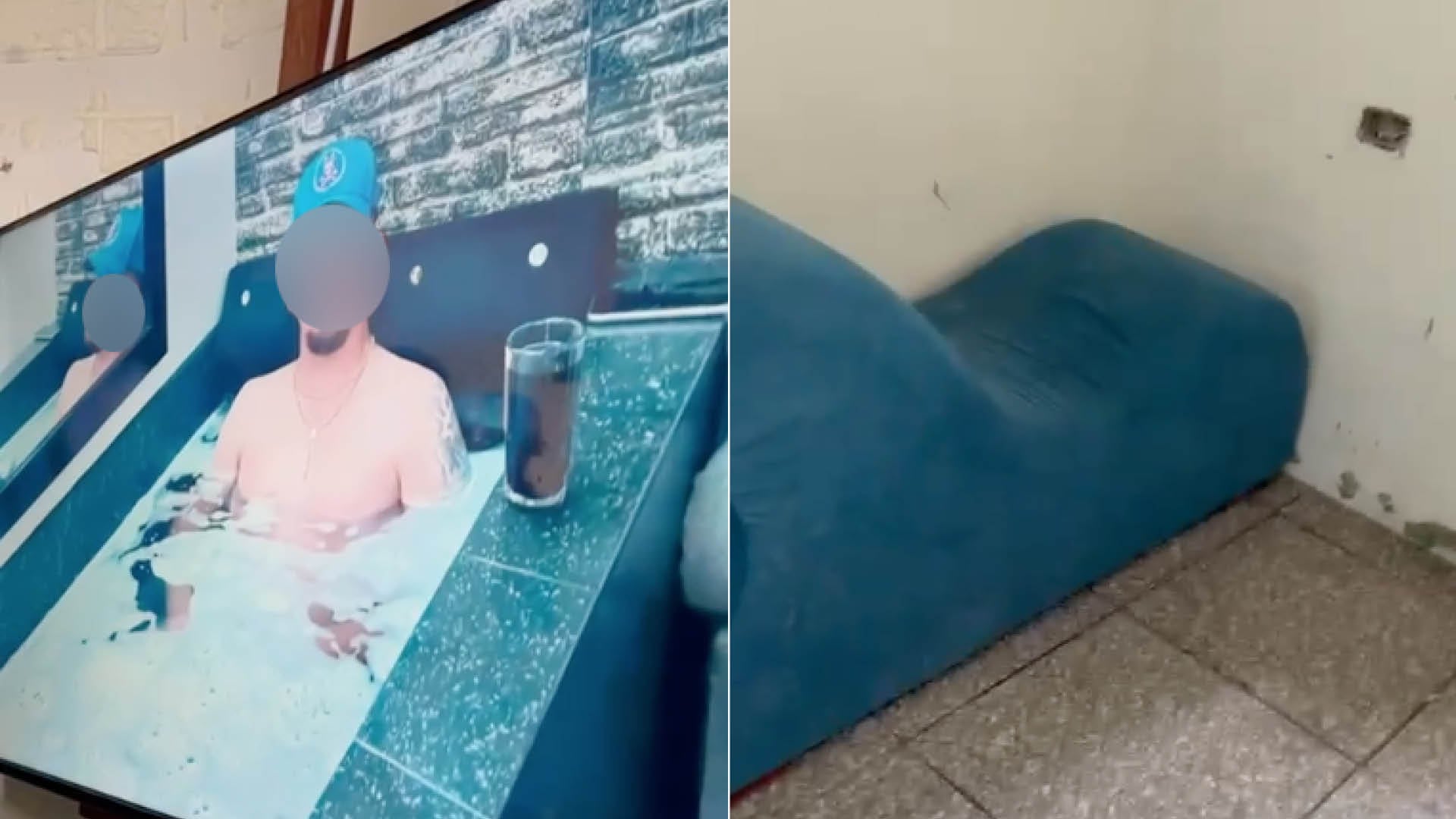 Como si fuera motel: jacuzzi y sillas tántricas habían en celdas privilegiadas de cabecillas en la cárcel de Cotopaxi.