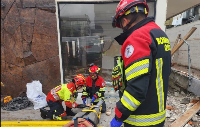 Colapso estructural en Quito
