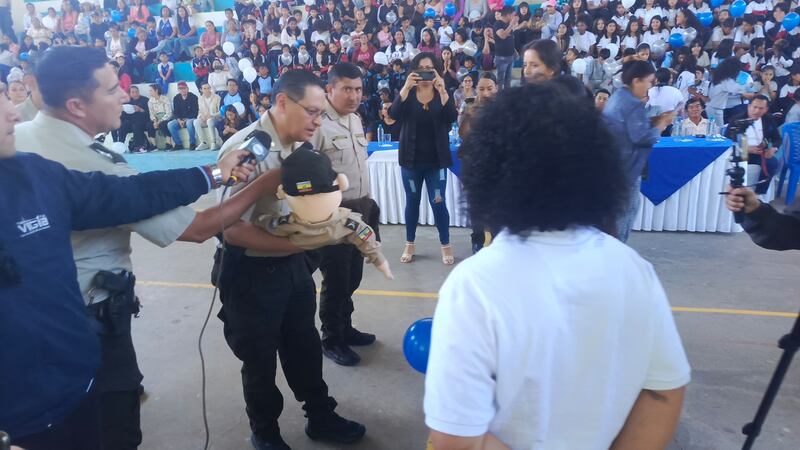 Policía Nacional del Ecuador entregó Kit Lúdico en Nanegal