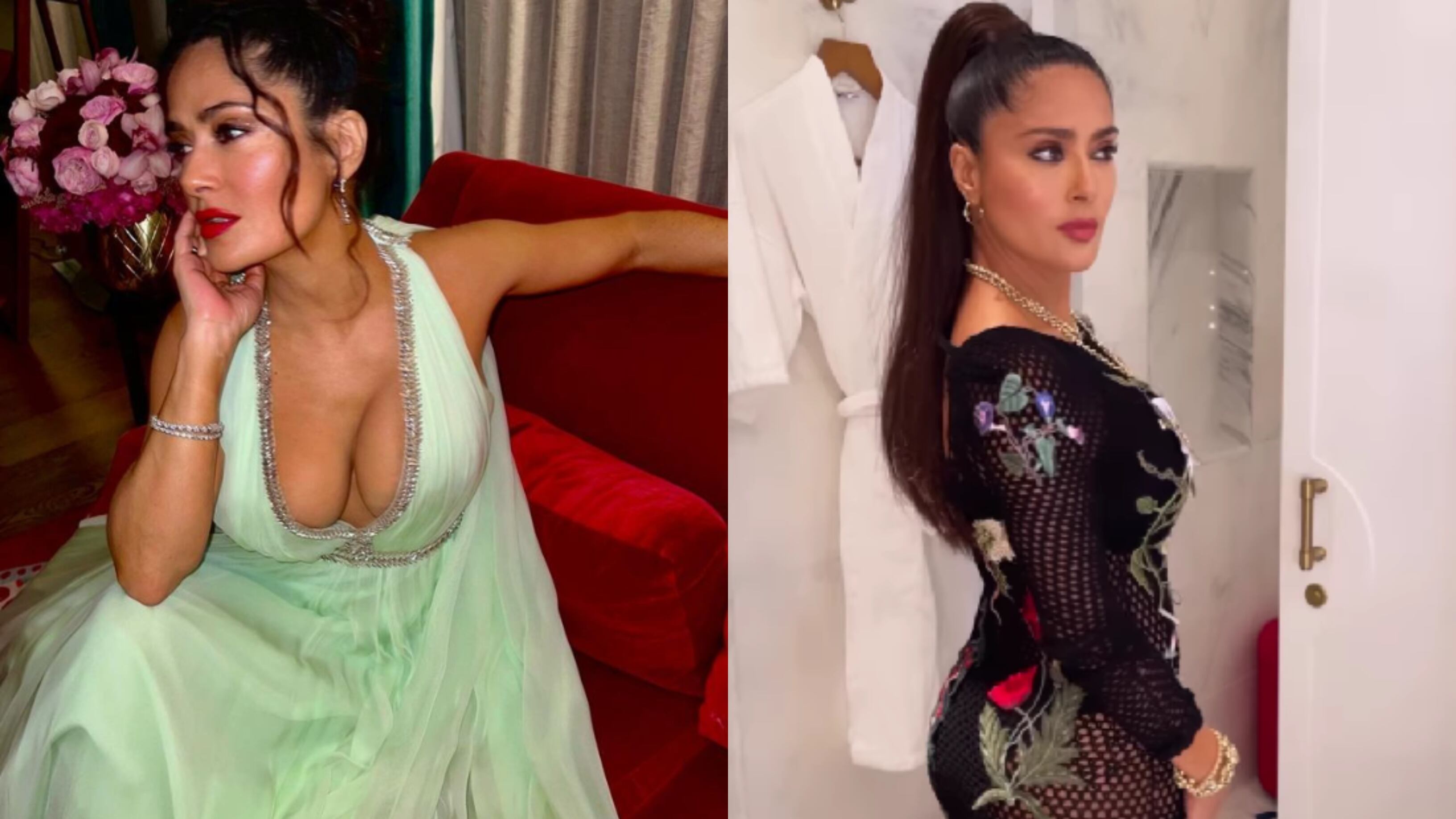 Salma Hayek ha sido criticada por su forma de vestir