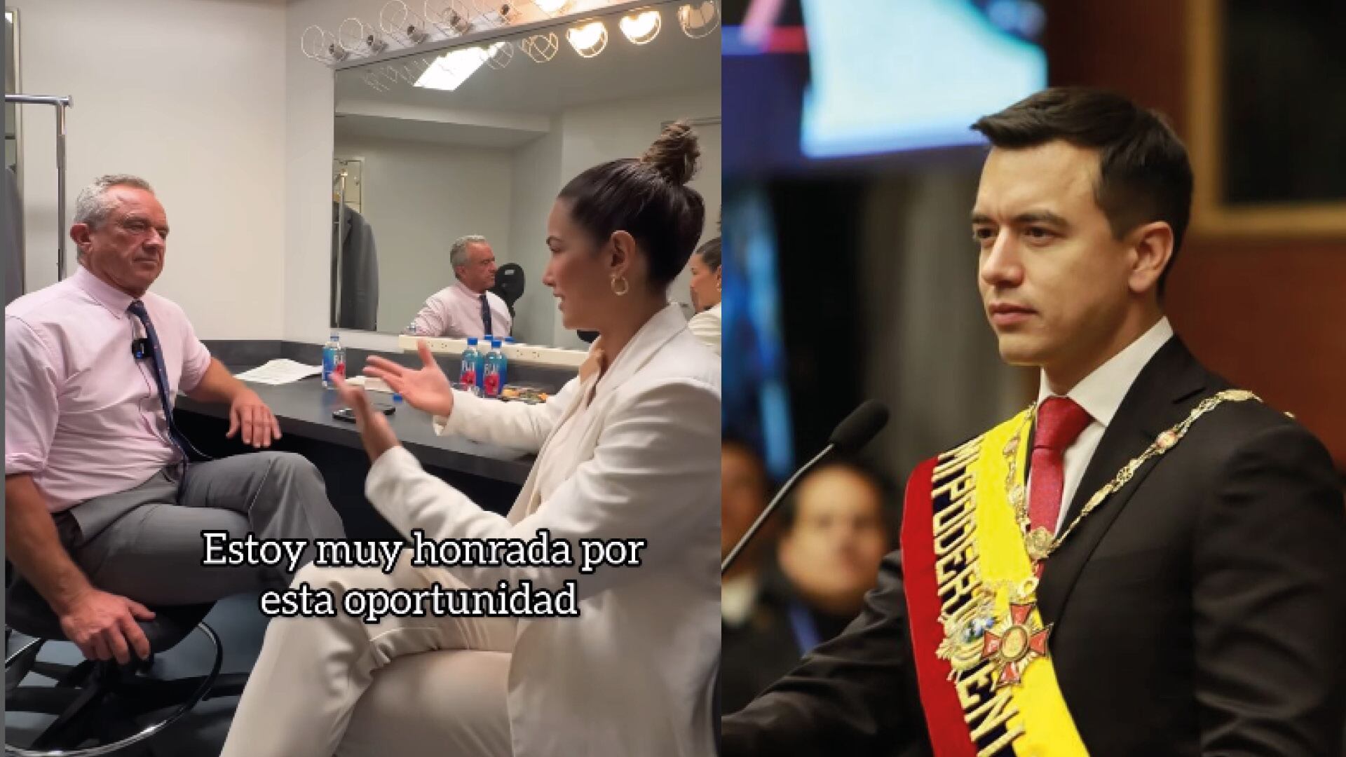 Alejandra Jaramillo entrevistó a candidato presidencial a Estados Unidos y habló de Daniel Noboa