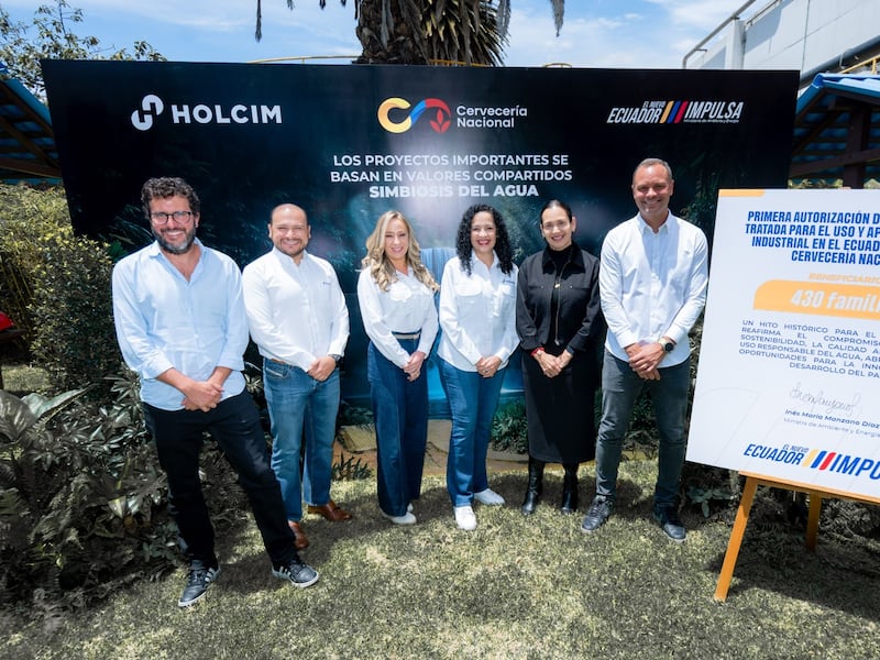 Cervecería Nacional y el Ministerio de Ambiente impulsan un nuevo modelo de sostenibilidad hídrica