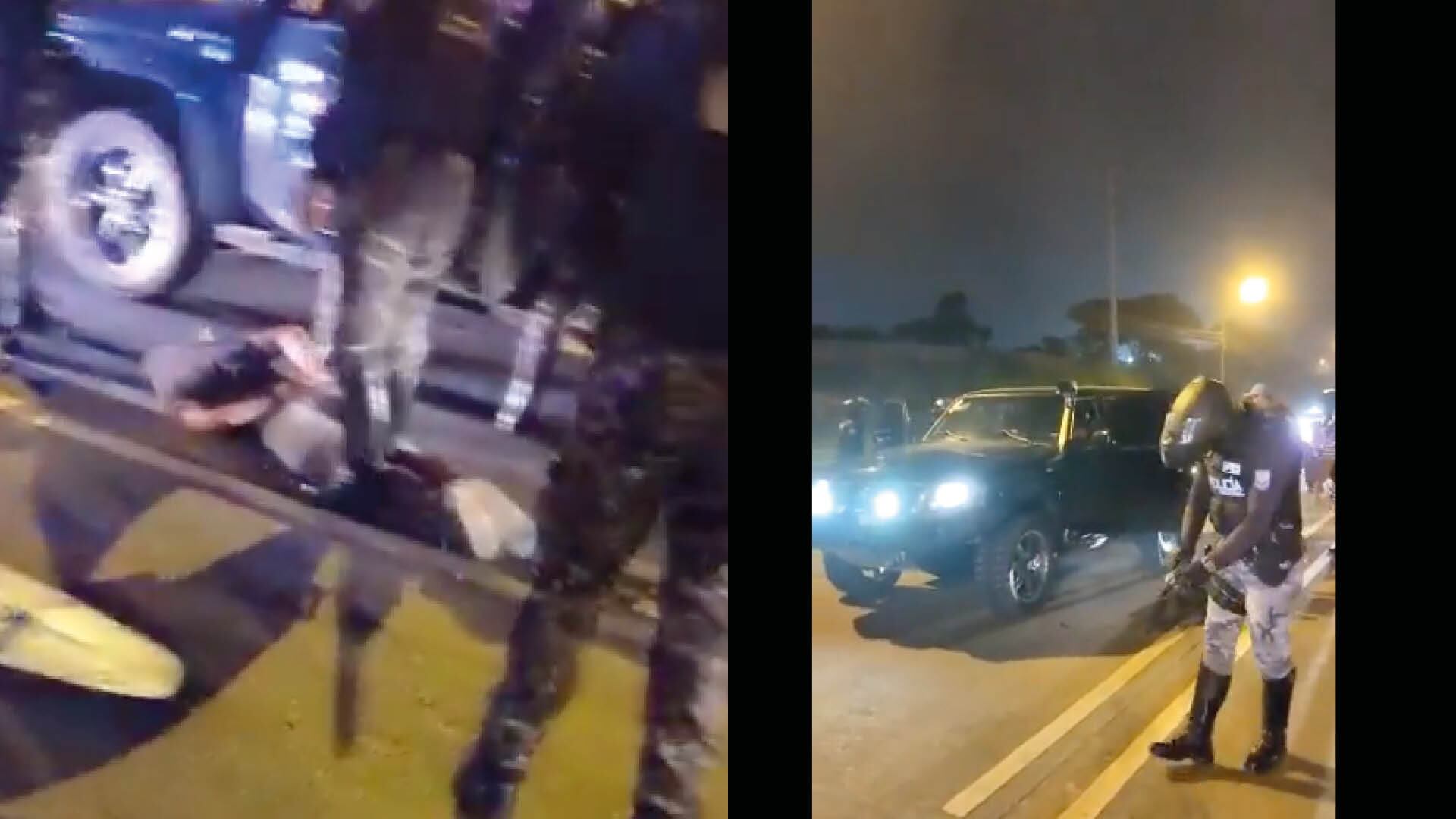 ¡Armados hasta los dientes! Detuvieron a un vehículo que circulaba con 108 fusiles en Santo Domingo