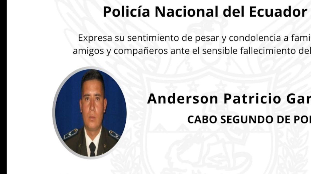 Cabo segundo de la Policía pierde la vida en accidente de tránsito durante operativo en Portoviejo