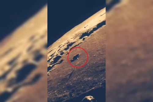 Supuesta nave espacial volando sobre la Luna fue captada desde Canadá | La verdad sobre las aterradoras imágenes