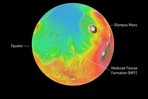 Marte tiene una reserva de agua suficiente para llenar el Mar Rojo de la Tierra