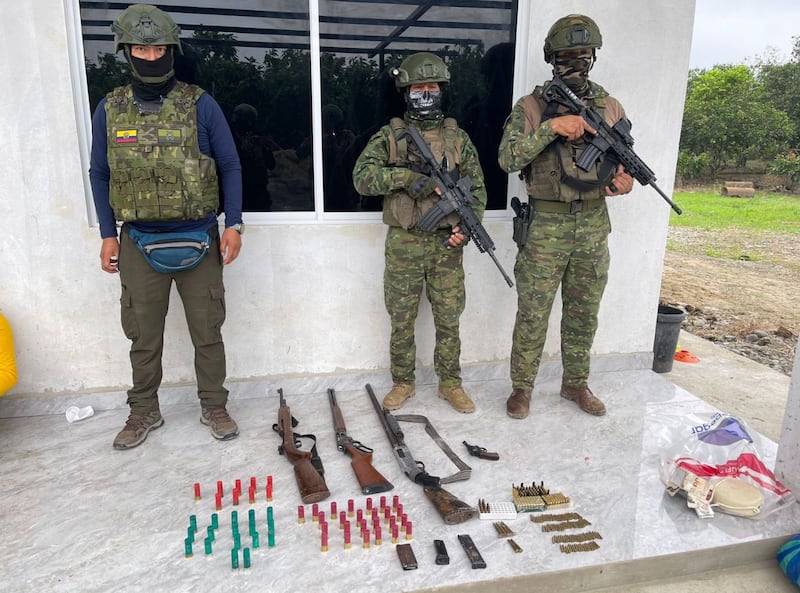 Armas y municiones en caso Patricio Urrutia