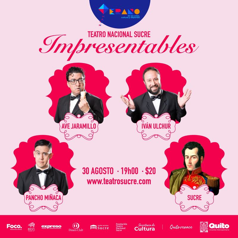 “Impresentables”: La noche más divertida del año con Ave Jaramillo, Pancho Miñaca e Iván Ulchur