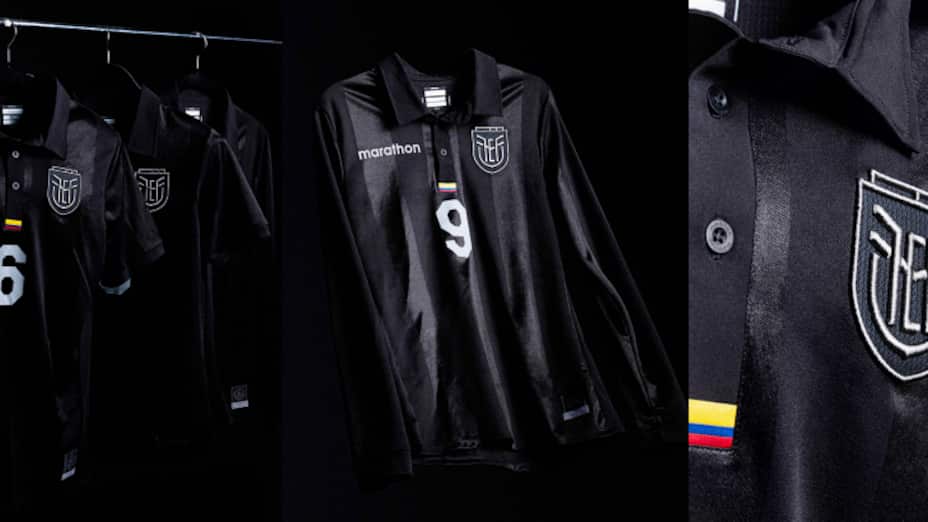 La indumentaria conmemorativa diseñada por Marathon Sports retoma el color negro.