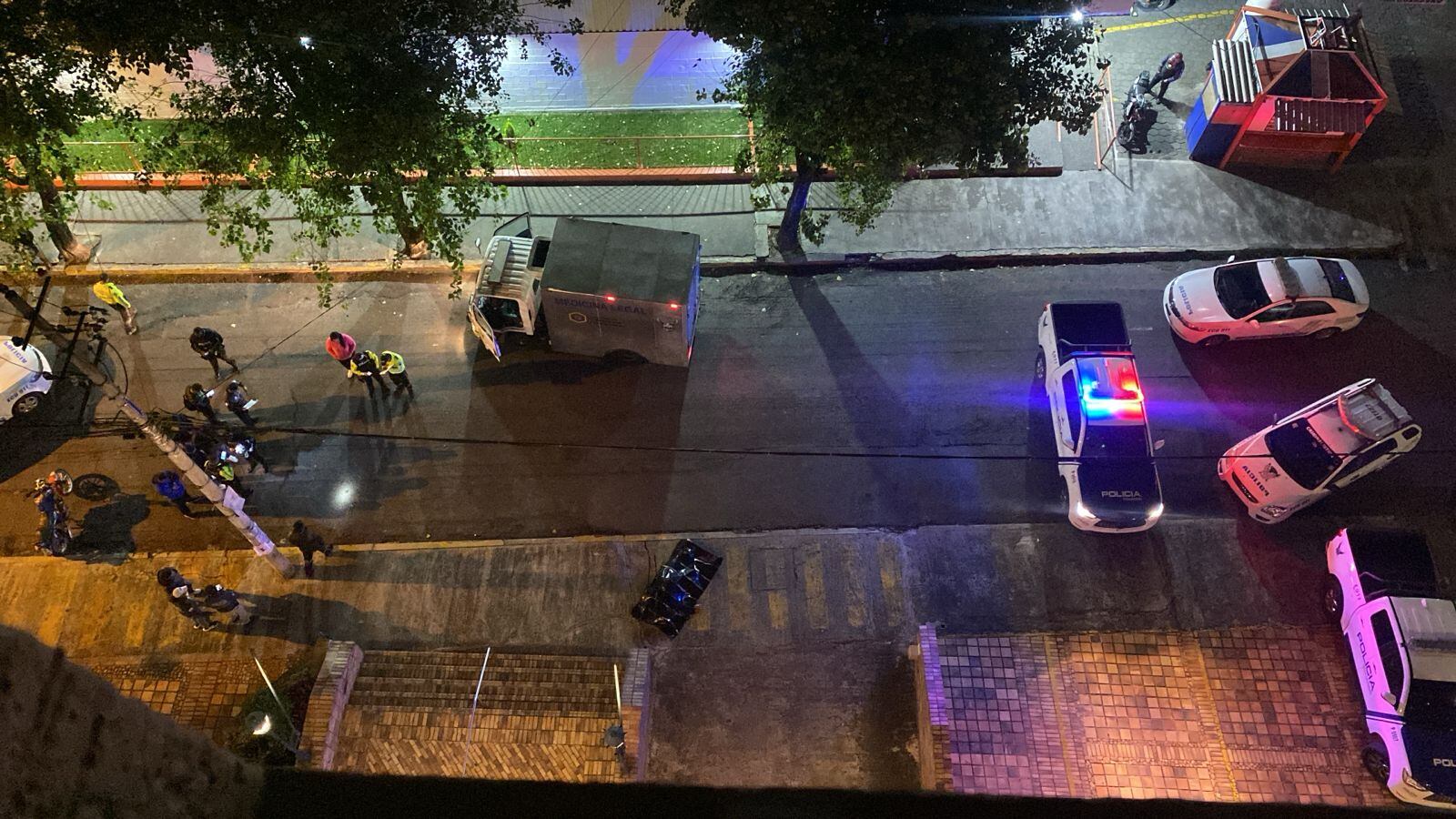 Sicariato en la avenida 6 de Diciembre y Portete, Quito