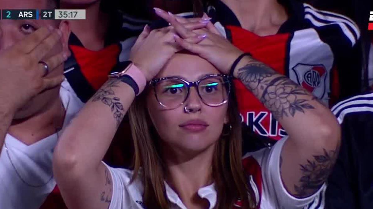 Bárbara se convirtió, rápidamente, en una de las fans más famosas de River Plate.