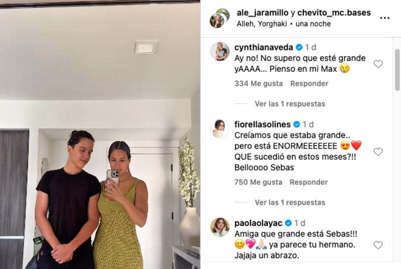 Alejandra Jaramillo se reencuentra con su hijo