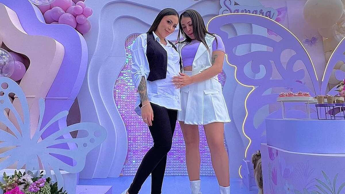 'Epa Colombia' y su novia en su baby shower