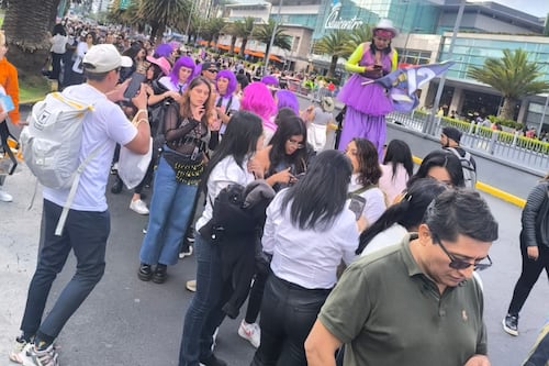 Largas filas para Shakira en Quito: la primera persona estuvo desde las 09h30