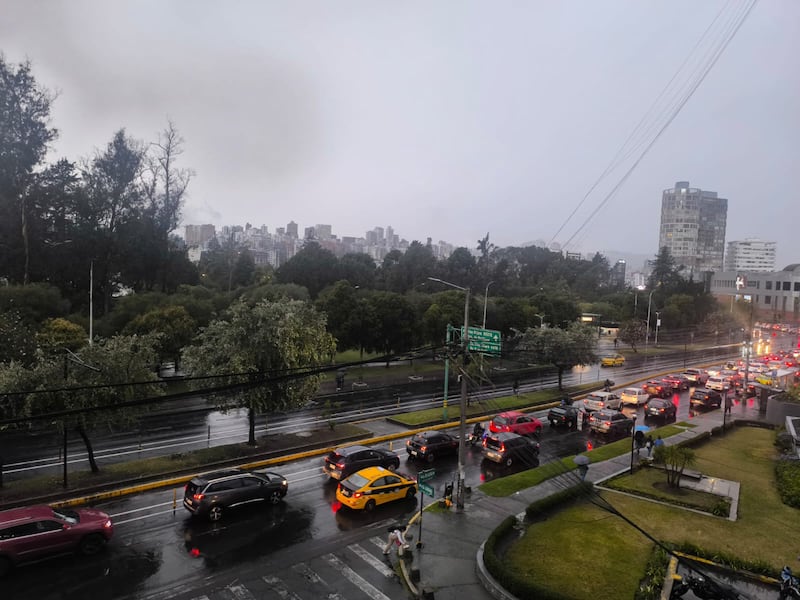 Lluvia en Quito